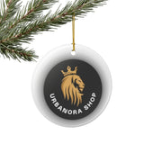 Elegant Custom Ceramic Ornaments - Unique Gifts, Holiday Decor, Christmas Tree Ornaments, Personalized Keepsakes, Home Decoration