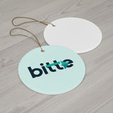 Ceramic Holiday Ornament - Customizable Shapes, Unique Gifts for Christmas, Home Decor, Personalized Keepsakes, Festive Decorations