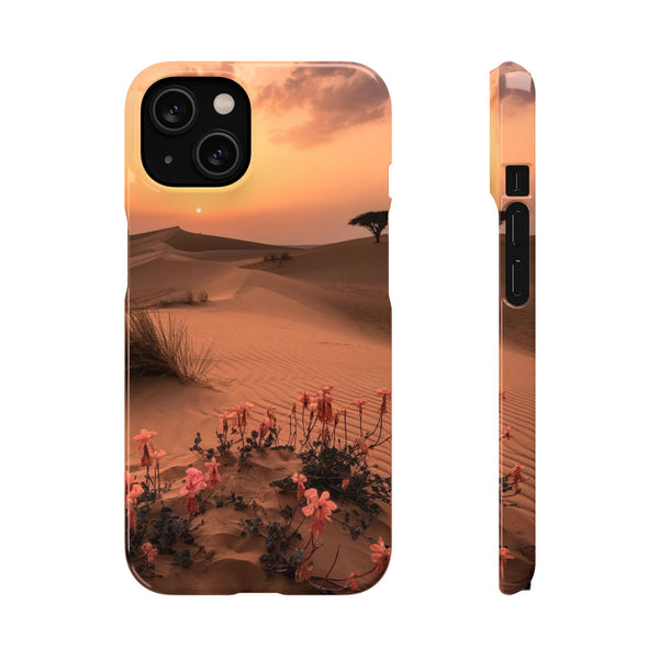 Desert Sunset Phone Case, Mobile Cover for Nature Lovers, Gift for Travel Enthusiasts, Stylish Phone Accessory, Floral Design Case
