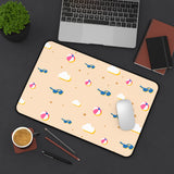 Playful Beach-Themed Desk Mat, Summer Vibes Mouse Pad, Home Office Decor, Gift for Students, Stylish Workspace Accessory