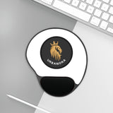 Stylish Mouse Pad with Wrist Rest, Ergonomic Desk Accessory for Home Office, Gaming, Workstations, Gift for Creatives, Personalized Mousepad