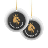 Elegant Custom Ceramic Ornaments - Unique Gifts, Holiday Decor, Christmas Tree Ornaments, Personalized Keepsakes, Home Decoration