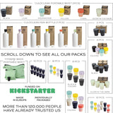 CuloClean Portable Toilet Bidet: Ultralight ABS Water Bottle Cap (1PC)