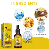 EELHOE Ginger Hair Care Liquid (10ml) Is A Nourishing And Moisturizing Hair Care Liquid That Strengthens And Prevents Hair Loss