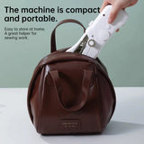 Mini Portable Handheld Electric Sewing Machine with Bobbin – For Home & Travel Sewing/Handcrafts