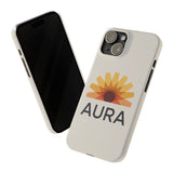 Aura Slim Phone Case - Vibrant Sun Design, Perfect Gift for Summer, Trendy Mobile Accessory, Great for Everyday Use
