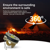 Perimeter alarm trigger lines (including camping ones) and weather-resistant early warning security systems for camping barns.