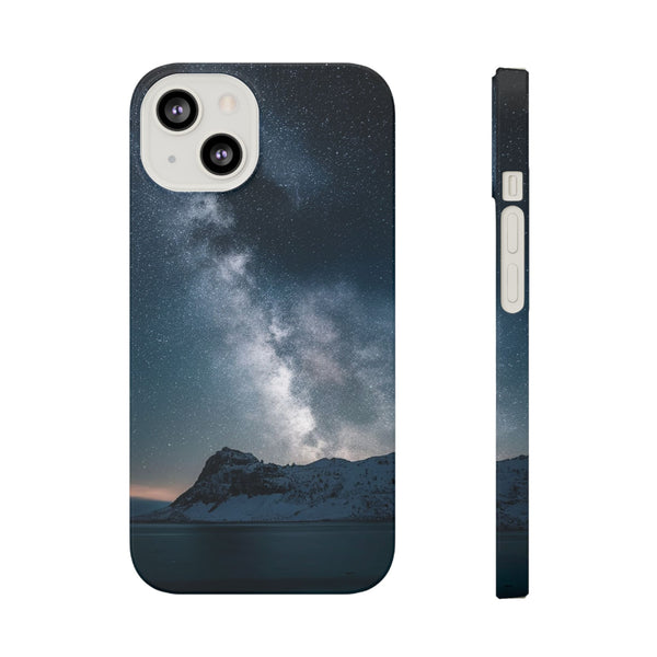 Celestial Slim Case for iPhone, Galaxy Cases, Night Sky Phone Cover, Cosmic Design, Starry Night Gift Ideas