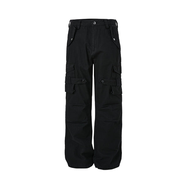 Tailored Tactical Pocket Inspired Workwear Paratrooper Pants