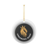 Elegant Custom Ceramic Ornaments - Unique Gifts, Holiday Decor, Christmas Tree Ornaments, Personalized Keepsakes, Home Decoration