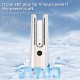 2025 NEW Portable Tower Fan – 6 Speeds, Mist Bladeless, for Bedroom/Living Room/Office