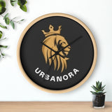 Royal Urbanora Lion Wall Clock, Modern Home Decor, Gift for Animal Lovers, Office Wall Art, Unique Timepiece