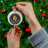 Stylish Ceramic Ornament - Perfect for Holiday Decor, Unique Gift, Christmas Tree Decoration, Home Charm, Personalized Keepsake