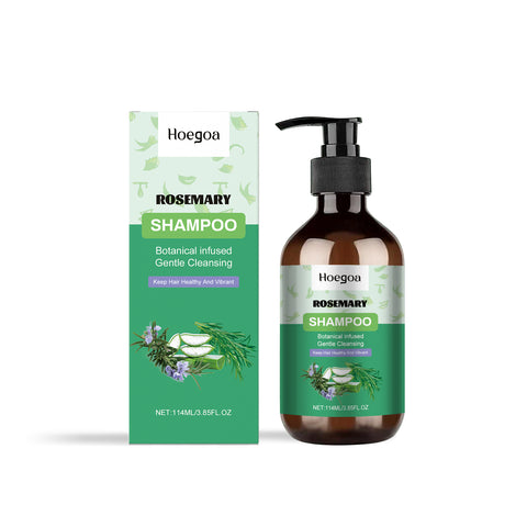 Hoegoa Rosemary Shampoo Moisturizing Hair Care Nourishing Moisturizing Bright Soft Cleansing Scalp Shampoo