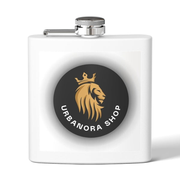 Stylish Stainless Steel Flask for Gifting, Urbanor Shop Flask, Personalized Hip Flask, Adventure Flask, Groomsmens Gift, Travel Accessory