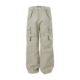 Tailored Tactical Pocket Inspired Workwear Paratrooper Pants