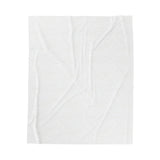 Eco-Friendly Velveteen Plush Blanket - Reduce, Reuse, Reimagine, Cozy Throw, Soft Blanket, Gift for Nature Lovers, Sustainable Home Decor