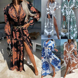 Bohemian Casual Long Dress Loose Holiday Dress