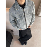 Denim Jacket Men Clean Fit High-End Unique Outerwear