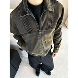 Denim Jacket Men Clean Fit High-End Unique Outerwear