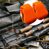 2PCS Fishing Rod Holder Clip - Compact, Wall-Mounted Fixer Strap