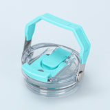 Reusable 30oz Straw Lid - BPA-free, flip cover, dishwasher safe, leak/spill-proof. Stanley tumbler accessory.