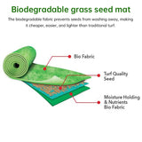 Degradable lawn seedling mat (10×0.7ft) for playgrounds, flower beds, greenhouse landscapes.
