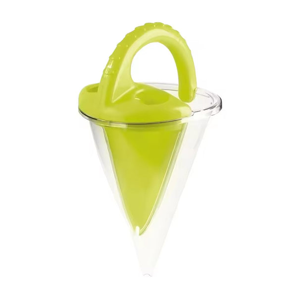 Outdoor family sand hopper with overflow – for beach sand play & garden irrigation.