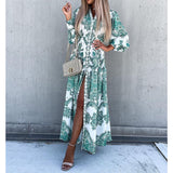 Bohemian Casual Long Dress Loose Holiday Dress