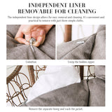 Foldable IP7 digital thermometer with dual probes: for cooking, BBQ, meat, grilling, food kitchen tools.