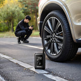 150PSI Rechargeable Electric Tire Pump with Light & LCD: for cars, bikes