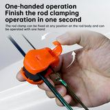 2PCS Fishing Rod Holder Clip - Compact, Wall-Mounted Fixer Strap