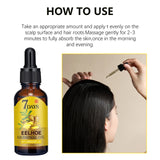EELHOE Ginger Hair Care Liquid (10ml) Is A Nourishing And Moisturizing Hair Care Liquid That Strengthens And Prevents Hair Loss