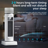 2025 NEW Portable Tower Fan – 6 Wind Speeds, Mist Bladeless, for Bedroom/Living Room/Office