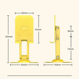Rotating phone stand foldable desktop TV show lazy person tablet phone support stand