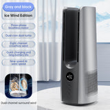 2025 NEW Portable Tower Fan – 6 Speeds, Mist Bladeless, for Bedroom/Living Room/Office