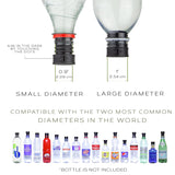 CuloClean Portable Toilet Bidet: Ultralight ABS Water Bottle Cap (1PC)