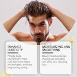 Hoegoa Hair Styling Gel, Moisturizing And Curing Natural Refreshing Styling Gel For Lazy Hair Types With Curly Hair