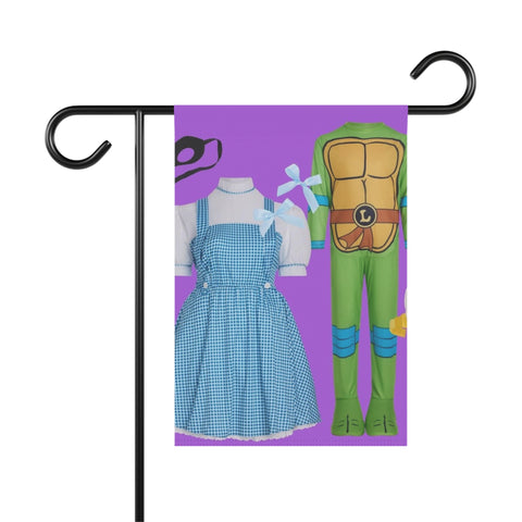 Garden & House Flag, Whimsical Banner for Outdoor Decor, Colorful Lawn Sign for Spring, Fun Yard Flag for Kids, Unique Garden Art