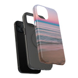 Beach Sunset Phone Case, Impact-Resistant Case, Coastal Aesthetic, Ocean Lover Gift, Tropical Vibes, Summer Travel.