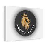 Urbanora Lion Canvas Wall Art - Matte Stretched Framed Decor for Home, Office, Birthday Gift, Modern Art, Minimalist Style