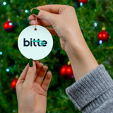 Ceramic Holiday Ornament - Customizable Shapes, Unique Gifts for Christmas, Home Decor, Personalized Keepsakes, Festive Decorations