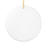 Ceramic Ornament Decoration, Customizable Holiday Decor, Unique Gift for Any Occasion, Personalized Home Décor, Tree Ornament