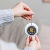 Ceramic Ornament Decoration, Customizable Holiday Decor, Unique Gift for Any Occasion, Personalized Home Décor, Tree Ornament