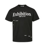 Letter Print Simple Casual Summer Short Sleeve T-Shirt Base Layer Men