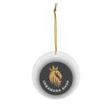 Stylish Ceramic Ornament - Perfect for Holiday Decor, Unique Gift, Christmas Tree Decoration, Home Charm, Personalized Keepsake