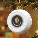 Festive Christmas Ball Ornament, Holiday Decor, Personalized Gift, Tree Decoration, Unique Ornament for Christmas