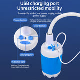 Upgraded Rechargeable Electric Camping Shower Pump with Smart Digital Display