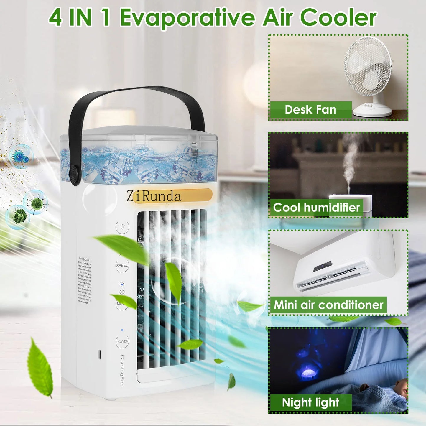 Personal Evaporative Air Cooling Station