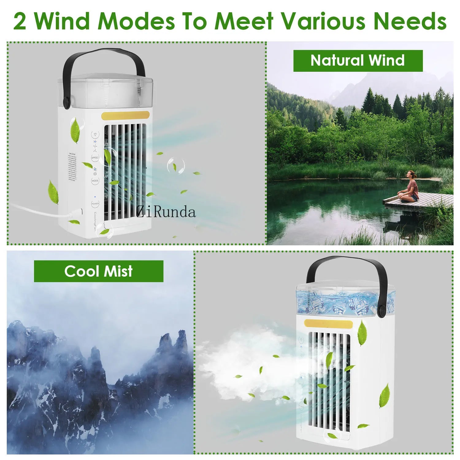 Personal Ice-Chilled Evaporative Air Cooler